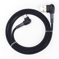 Câble de charge micro USB tressé en TPE à coudure rapide avec charge rapide 3A pour écouteurs