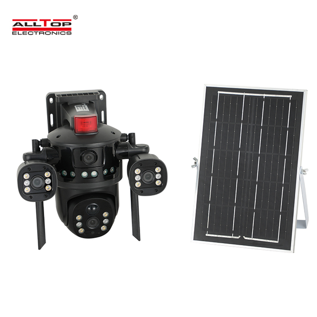 Flexible Monitoring CCTV Camera 4G WIFI Night Vision Wireless Outdoor Security Camera Solar Powered Solar Surveillance Camera