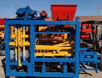 Machine de fabrication de béton ciment creux QT4-25 automatique un moule gratuit prix usine vendre au Ghana Kenya Ouganda Afrique