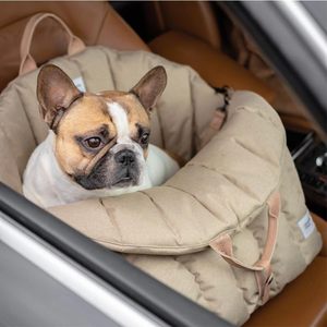 Lits pour chiens élégants et moelleux, respirants, avec motif uni, en fausse fourrure de coton amovible et lavable, confort toutes saisons pour animaux de compagnie - Product Image 2