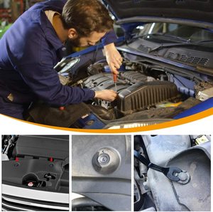 100 Caja 100 Uds HE26 coche mixto Auto sujetador Clip cuerpo empuje retenedor coche Clips plástico <span class=keywords><strong>remache</strong></span> parachoques puerta Trim Panel sujetador Kit - Product Image 6