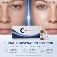 Kit de Sérums Microneedle Ampoule Réparatrice, Hydratante, Éclaircissante et Raffermissante pour le Visage – Solution Rajeunissante pour l'Approvisionnement Transfrontalier
