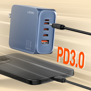 Ldnio <span class=keywords><strong>Q8</strong></span> nhanh chóng sạc điện thoại di động sạc nhanh gan100w USB C sạc cho MacBook điện thoại - Product Image 2