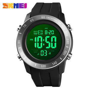 Skmei Digital Sports Watch Men Waterproof 3Bar Silicone Strap Electronic Watch With Alarm And Countdown Function - Product Image 1