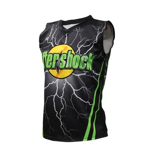 Vente en gros de vêtements de baseball maillot de baseball personnalisé sans manches pour femmes avec motif de sublimation - Product Image 2