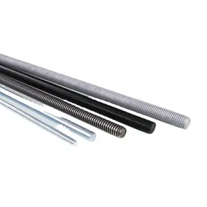 Wholesale Din976 4.8/8.8 Threaded Bar M8-m42 Carbon Steel Galvanized Full Thread Stud Bolt Din975 Threaded Rod