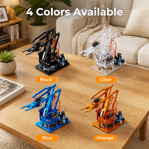 Kit de <span class=keywords><strong>bras</strong></span> robotique Zetok 4DOF, kit de programmation pour l'éducation STEM, projets DIY, <span class=keywords><strong>bras</strong></span> robotique à usage éducatif pour les cartes de développement éducatives - Product Image 3