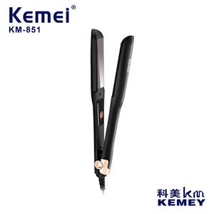 Plancha de Pelo de Cerámica LED <span class=keywords><strong>Kemei</strong></span>, <span class=keywords><strong>Rizador</strong></span> de Pelo con Temperatura y Iones Negativos, Cuidado del Cabello, Uso Doméstico, Venta al por Mayor Transfronteriza Km-851 - Product Image 2