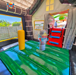 Château gonflable pour fête d'Halloween, château gonflable pour enfants avec toboggan, château gonflable pour sauter pour fête en plein air - Product Image 2