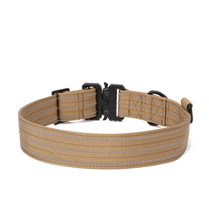 SY2025 réglable luxe réfléchissant Pet tactique collier de formation en Nylon robuste collier de chien pour chiens de taille moyenne - Product Image 6