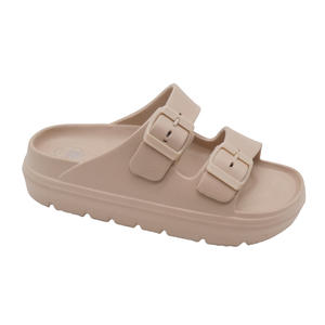 Mules à double sangle sandales femmes intérieur EVA sandales <span class=keywords><strong>femme</strong></span> pantoufles extérieur uni femmes curseurs pantoufles été semelle extérieure toboggan - Product Image 4