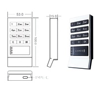 Serrures de casier de gym à code numérique en alliage de zinc, serrures de cabinet NFC, serrures multifonctions pour supermarchés et entrepôts
