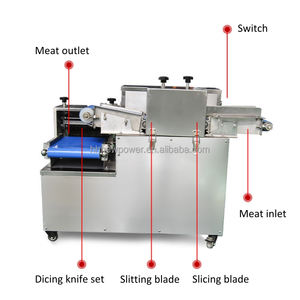 เครื่องหั่นเนื้อไก่ไฟฟ้าอัตโนมัติสำหรับการค้าเครื่องหั่นเนื้อดิบ - Product Image 3