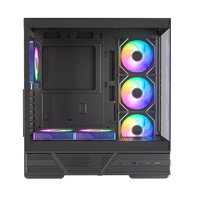 Fast Detach TG GLASS Window PC Gaming ATX Mid Tower Computer Case