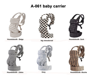 Marsupio Ergonomico Personalizzato a Pied-de-Poule per Neonati, Leggero e Confortevole, per Bambini da 3-11 kg, con Supporto Regolabile per il Collo - Product Image 5