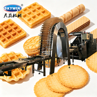 Ligne de production de biscuits en gaufrettes à grande capacité, machine automatique de transformation d'aliments de type snack, autres machines à snacks, sortie d'usine