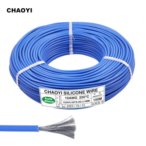 Yüksek Sıcaklık 600V 200 ℃   16awg 18awg 20awg 22awg 24awg 26awg Esnek Silikon Kaplı Kalaylı Bakır Kablo Elektrik Teli - Product Image 5