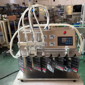 Machine de remplissage semi-automatique pour sachets à bec verseur, pour boissons, miel, sauces, huiles <span class=keywords><strong>et</strong></span> aliments, avec temps de livraison plus rapide - Product Image 1