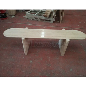 Newstar Natural Stone Oval <strong>Round</strong> Coffee <strong>Tables</strong> Custom Hotel Luxury Home Furniture Travertine Marble <strong>Dining</strong> <strong>Table</strong> - Product Image 4