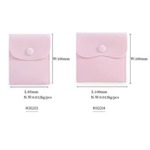 Customized Recyclable Velvet Fabric Jewelry Pouch with Custom Logo for <b>Gift</b> Packaging - Product Image 6