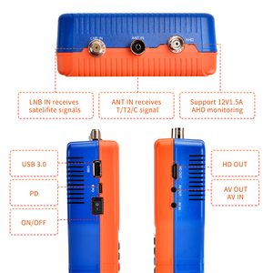 Gtmedia V8 Finder Pro/Max 4.3 inch HD Màn hình LCD <span class=keywords><strong>DVB</strong></span>-S2X/S2/S/T2/T/<span class=keywords><strong>C</strong></span> vệ tinh Finder H.264/H.265(10 bit) 7.4V/4000mAh pin - Product Image 2