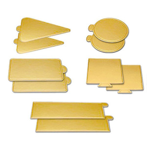 <span class=keywords><strong>Assiette</strong></span> à gâteau <span class=keywords><strong>en</strong></span> <span class=keywords><strong>carton</strong></span> anniversaire, plateau rond <span class=keywords><strong>en</strong></span> or, assiettes à gâteaux - Product Image 4