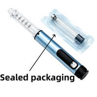 Flacon en verre rond transparent stérile de 3 ml avec bouchon en caoutchouc pour médicaments liquides, type de scellage Henan, matériau de base en verre