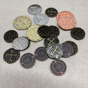Monedas de <span class=keywords><strong>Metal</strong></span> Antiguas al por Mayor para Juegos, Monedas Piratas a Precio Económico para Juegos y Colección - Product Image 3