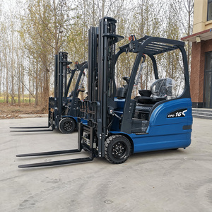 ISO CE יצרן סין 4x4 מלגזה לכל השטח 1 טון 2 טון 3 טון מלגזה חשמלית משאיות מלגזה מפרקתית - Product Image 5