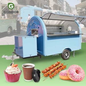 Kiosque à pizza de 7 pieds, chariot mobile pour yaourts et café, remorque à crêpes de 16 pieds, cuisine complète, pour les États-Unis - Product Image 1