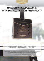 Sac de charbon de bois parfumé cinq étoiles personnalisé désodorisant de luxe pince pour évent suspendu importé diffuseur de voiture désodorisant pour parfum