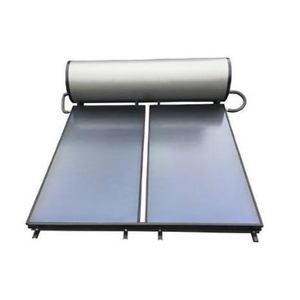 Sistema de Calentamiento de Agua Solar con Colectores de Placa Plana y Tipo Antena, Exterior de Acero de Color Blanco - Product Image 1