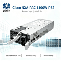 Módulo de fuente de alimentación CA Cisco NXA-PAC-1100W-PE2 de 1100W con escape lateral para la serie Nexus 9300 FX2