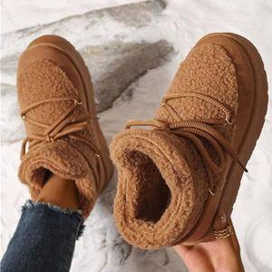 Nouveau produit Bottes de neige épaisses et chaudes, antidérapantes, résistantes à l'usure, bottes de neige tendance pour femmes - Product Image 4