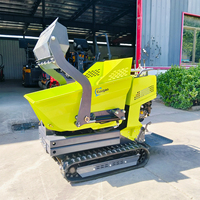 Camion à benne basculante Mini Dumper Crawler Dumper Mini Transporter Construction agricole Petit camion à chenilles à vendre