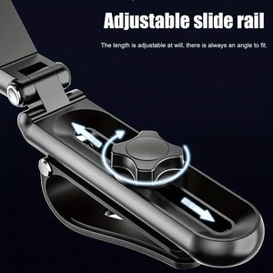 Soporte Universal para Teléfono Móvil con Visera Solar para Coche, Soporte de Navegación de Visión Directa, Soporte Multifunción Ajustable para Teléfono en Vehículo - Product Image 5