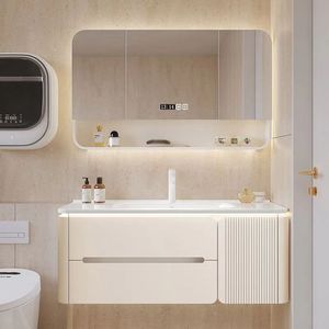 Bán Buôn Trắng Rắn Gỗ Đồ Nội Thất Phòng Tắm Tủ Phòng Tắm Mỹ Tủ Phòng Tắm Nhà Máy Tùy Chỉnh 2024 Sản Phẩm Mới - Product Image 2