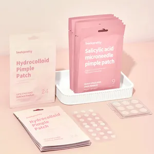 Private Label Salicylic Acid Acne Patch Self Dissolving Micropoint Acne Patch Microneedle Pimple Patch For Skin Care