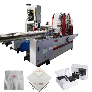 Automatic printer color paper napkin machine small tissue folding machine