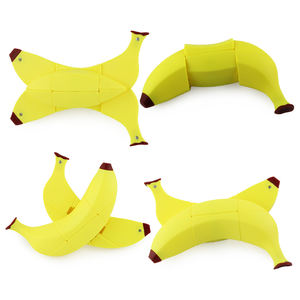 Ensemble de cubes de fruits, pomme, citron, banane, mignon, Fruit, divers, rotation à 360 degrés, jouet de décompression - Product Image 4