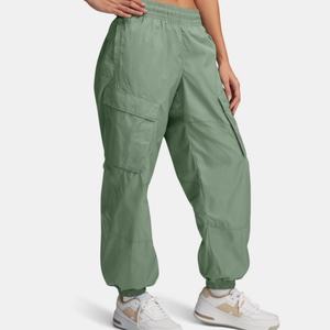 กางเกงฮาเร็มขาบานทรงหลวม ผ้าถัก ระบายอากาศ กันน้ำ คุณภาพสูงจากโรงงาน ผลิตตามแบบ สำหรับผู้หญิง เหมาะสำหรับวิ่งและออกกำลังกายในฤดูร้อน ด้านหน้าเรียบ - Product Image 5