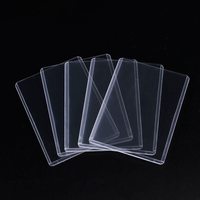 Toploaders transparents en gros, format standard 3x4 pouces 35pt pour cartes à collectionner et cartes sportives