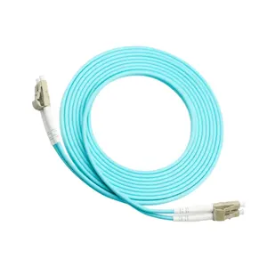 1m 2m 3m 5m 5pcs Cordon de raccordement fibre optique LC UPC OM3 DX upc Multimode Duplex 2.0/3.0mm patch cable Prix le plus bas Brand NEW