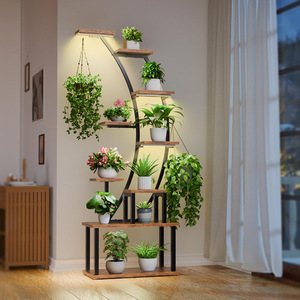 <span class=keywords><strong>Support</strong></span> à fleurs en fer moderne, écologique, léger, <span class=keywords><strong>sur</strong></span> <span class=keywords><strong>pied</strong></span>, pour salon, balcon, jardin, avec pots <span class=keywords><strong>de</strong></span> fleurs - Product Image 2