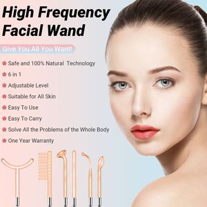 <span class=keywords><strong>6</strong></span> trong <span class=keywords><strong>1</strong></span> tần số cao Violet Facial máy cầm tay cầm tay điện trị liệu Wand - Product Image 5