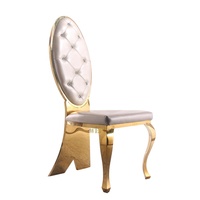Chaise de Salle à Manger en Métal au Design en Z Moderne et Convertible en Acier Inoxydable pour Banquets de Luxe, Mariages et Usage Hôtelier