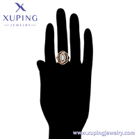 A00913328 XUPING chapado en oro rosa conjunto de joyería de lujo ambiental cobre blanco CZ anillo pendientes para mujer