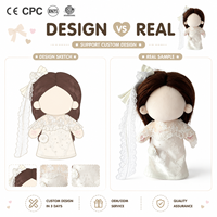 Vêtements pour poupées de 18 pouces sur mesure, vente en gros, OEM/ODM pour poupées BJD en coton