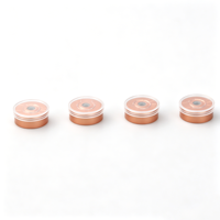 Bouchon à vis en aluminium de 20 mm, vente en gros, OEM, antidérapant, à fermeture moletée, non rechargeable, couvercle à clapet, étanche, hermétique, pour bouteille