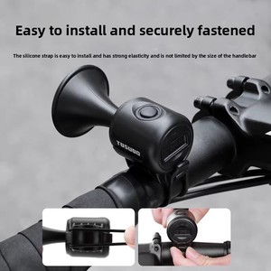 TOSUOD Clacson e Campanello Elettrico per Bici da Strada/Montagna, Scooter Elettrici, Bici per Bambini - Materiale ABSPC, Avviso e Suoneria - Product Image 4